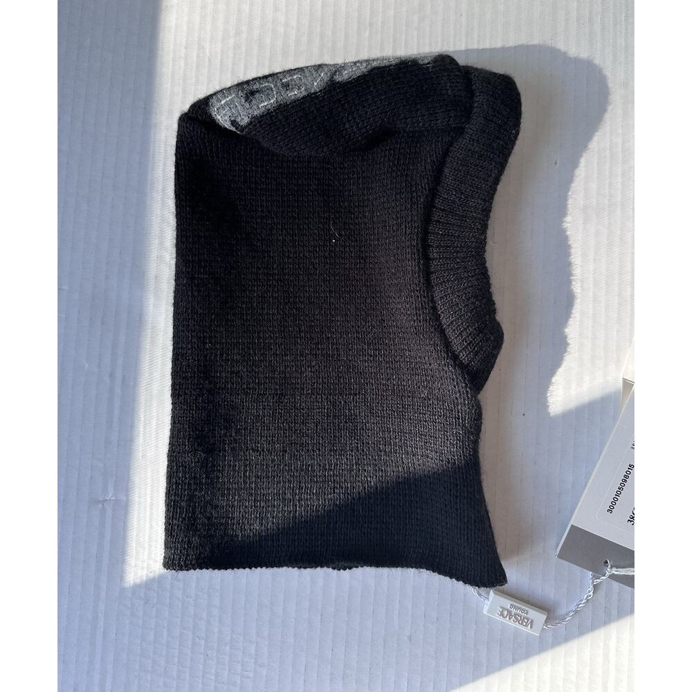 Versace boys balaclava wool blend hat size S